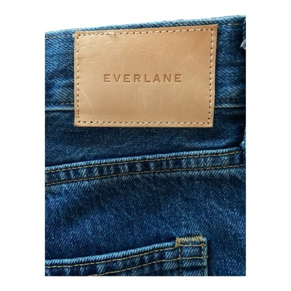 EVERLANE 90s Cheeky Jean, size 33 Ankle, Northridge blue medium wash, button fly - Picture 4 of 6